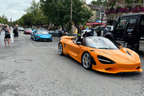 Rain doesn't stop car enthusiasts